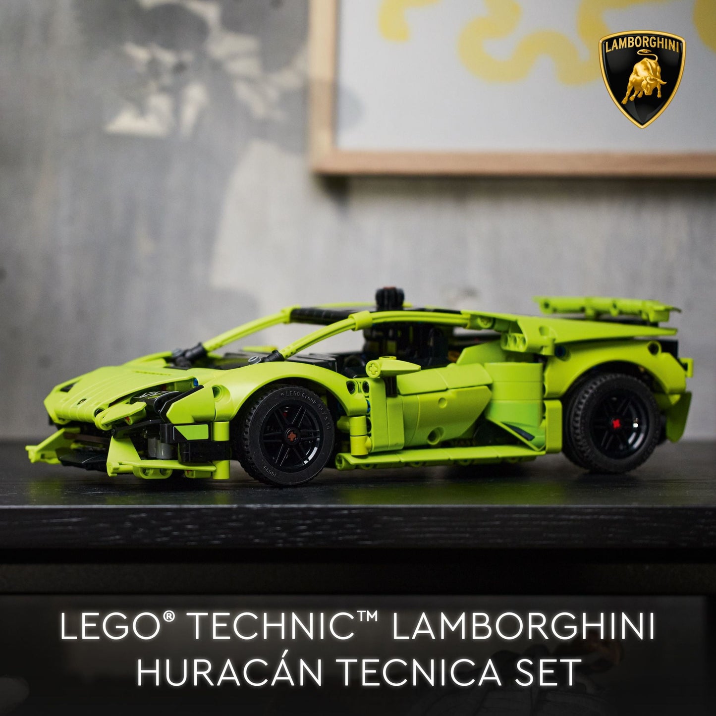 Technic Lamborghini Huracán Tecnica 42161 Advanced Sports Car Building Kit for Kids Ages 9 and up Who Love Engineering and Collecting Exotic Sports Car Toys