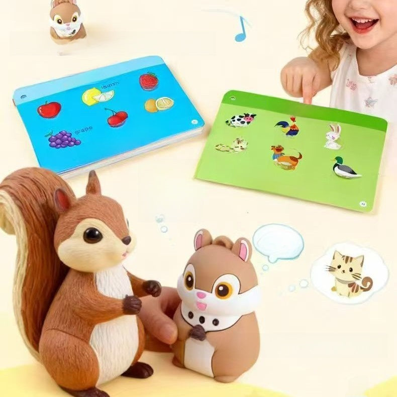 Squirrel Talking Flash Cards Reading Pen