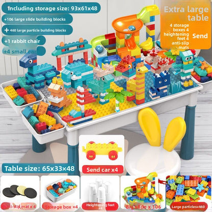 Large Building Block Table for Kids