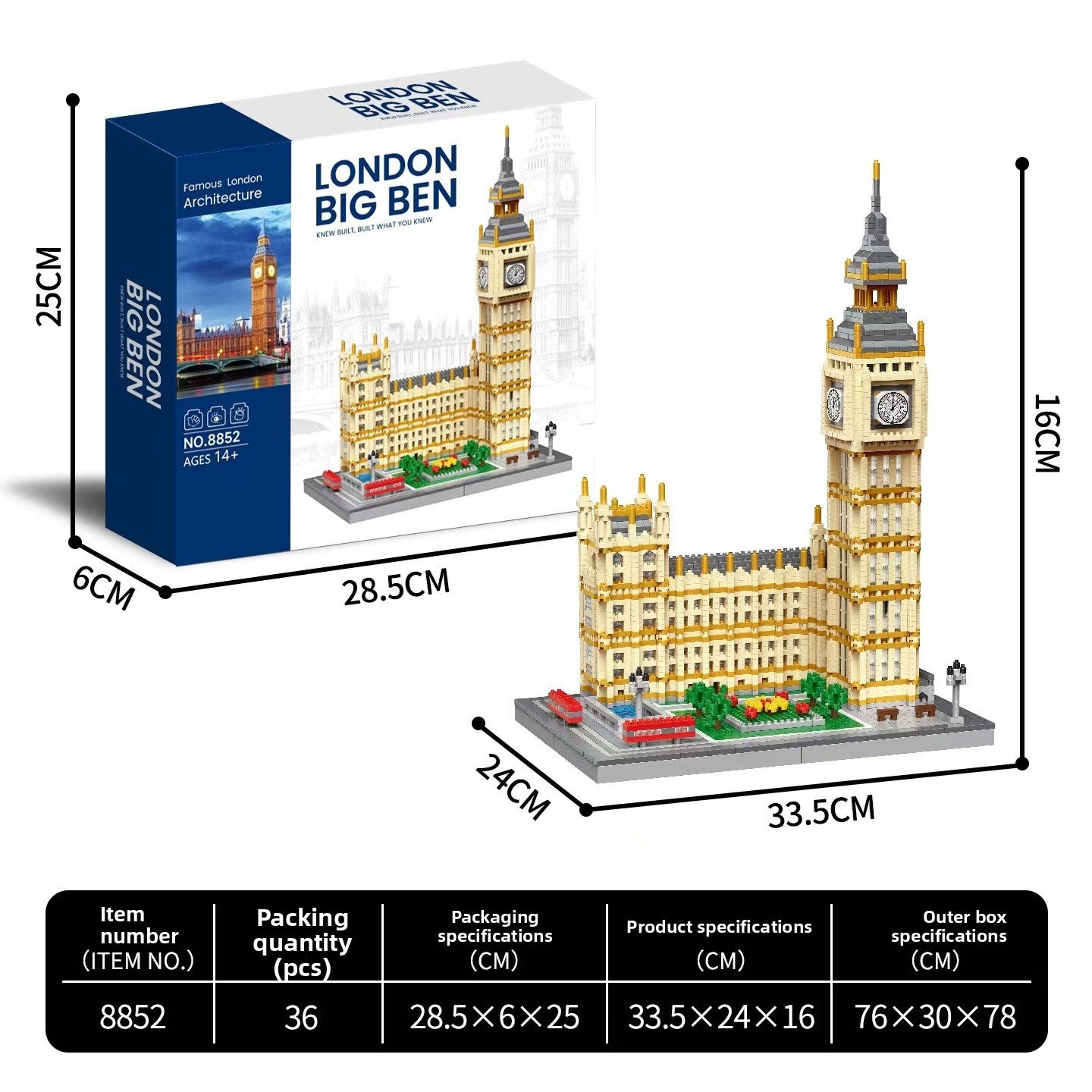 Micro Building Blocks Model Set