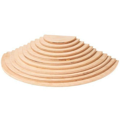 The 33-Inch Mega Rainbow: 12-Pc New Zealand Pine Arch Set for Endless Architectural Discovery