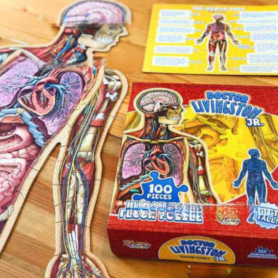 Human Anatomy Floor Puzzle for Kids – 100 Pieces