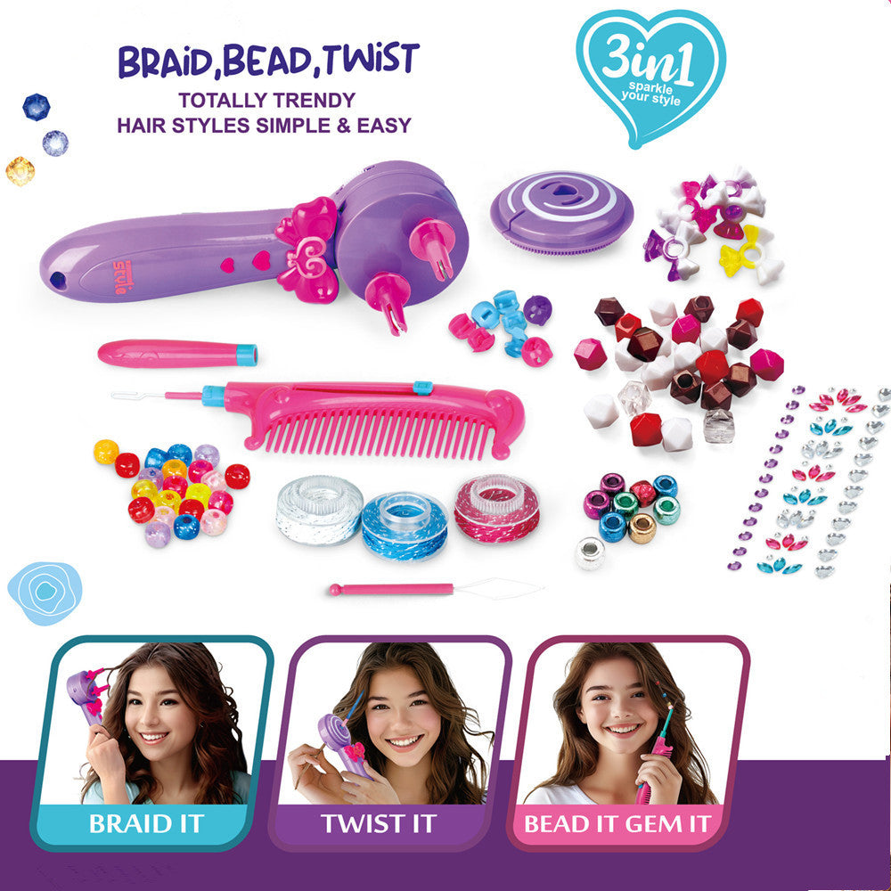 Kids Braiding Toy for Creative Pretend Play