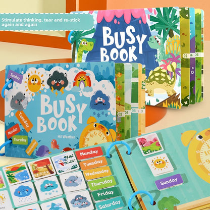 Early Education Busy Book for Cognitive Skills