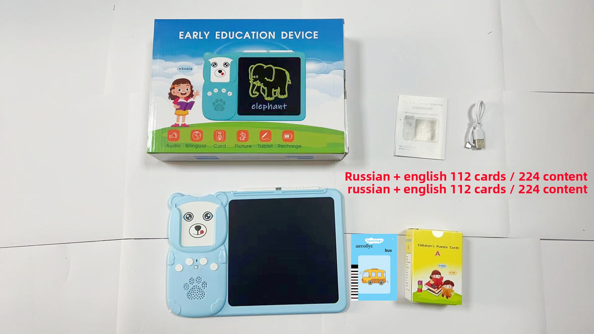 8.5-Inch Talking Card Reader with Writing Board