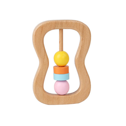Wooden Rattle Grasping Toy for Infants