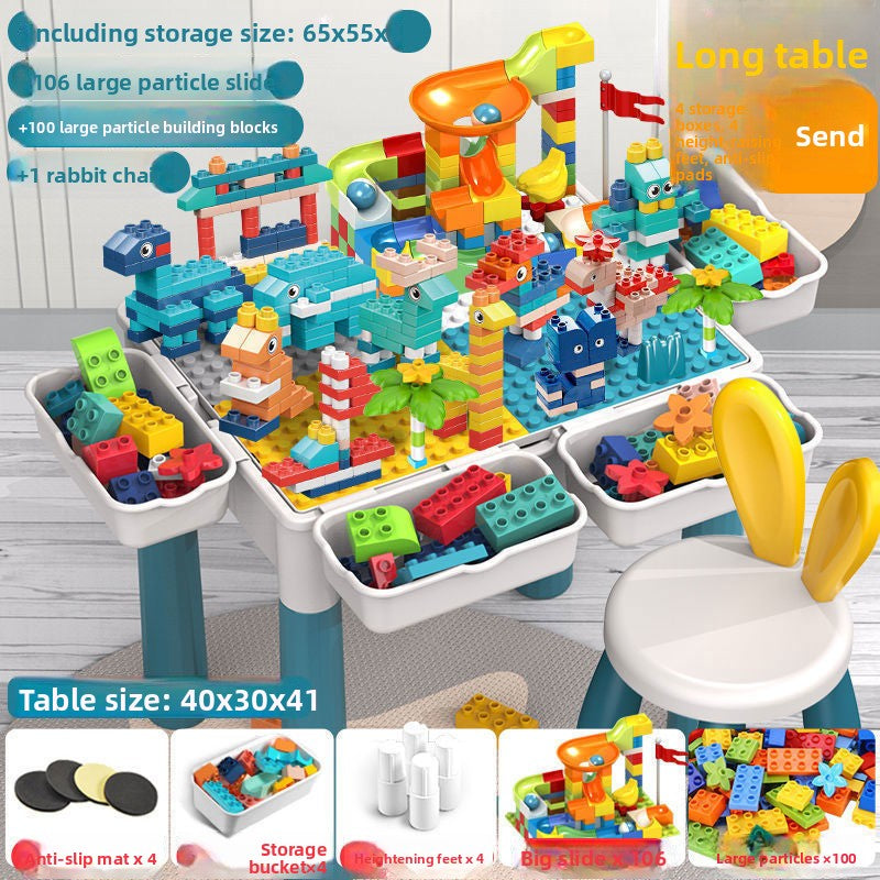 Large Building Block Table for Kids