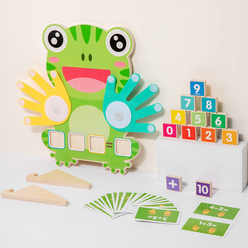 Wooden Finger Counting Math Toy – Activity Options