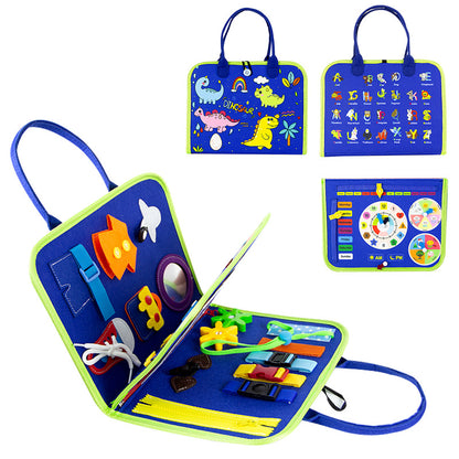 Montessori Felt Busy Board for Early Learning