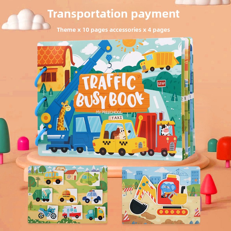 Educational Quiet Sticker Book