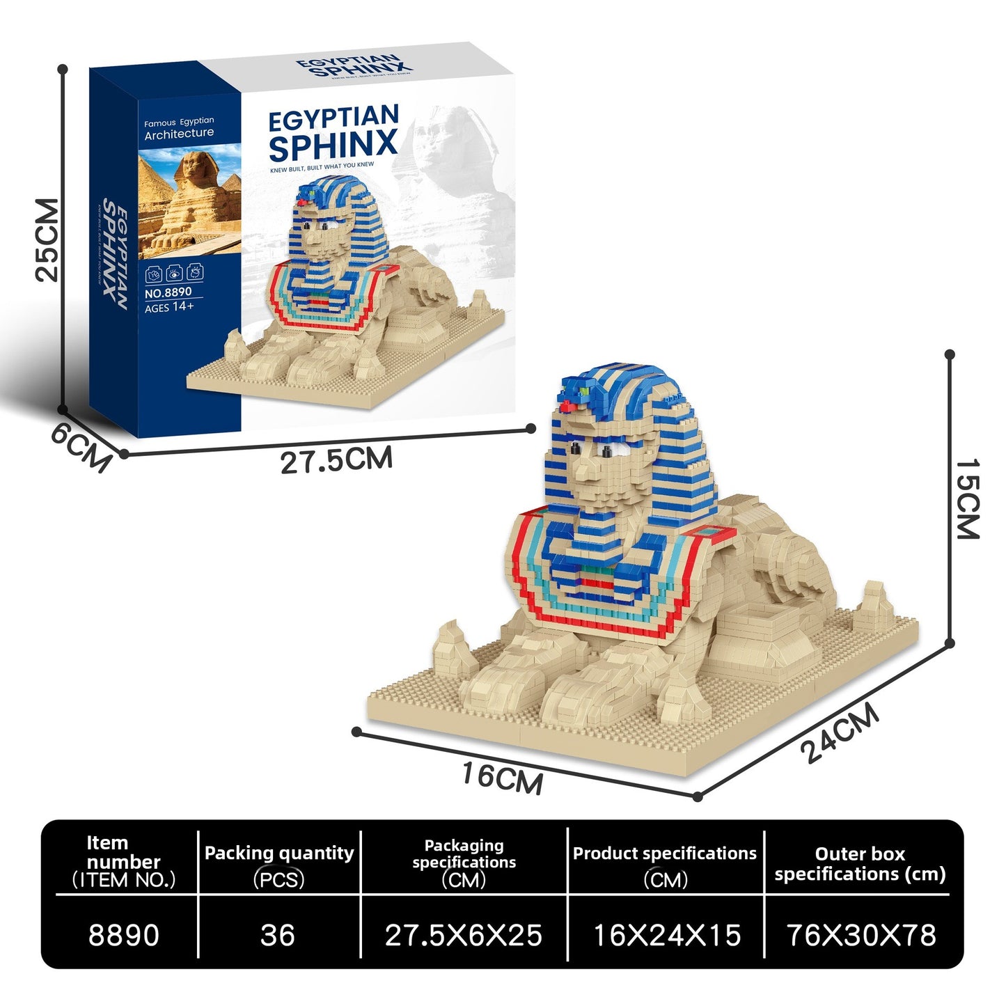 Micro Building Blocks Model Set