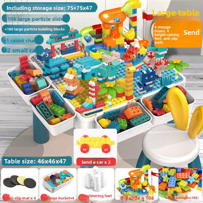 Large Building Block Table for Kids