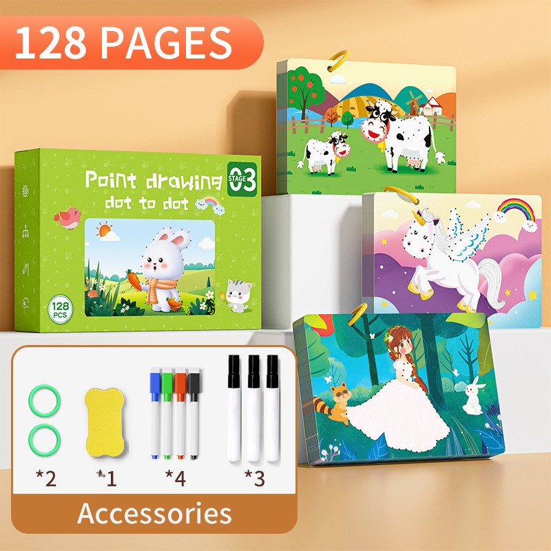 Erasable Pen Control Practice Cards for Kids