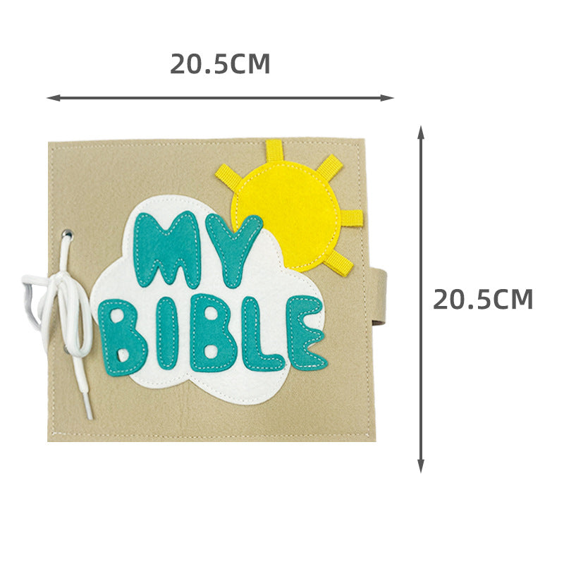 Bible Theme Felt Learning Book
