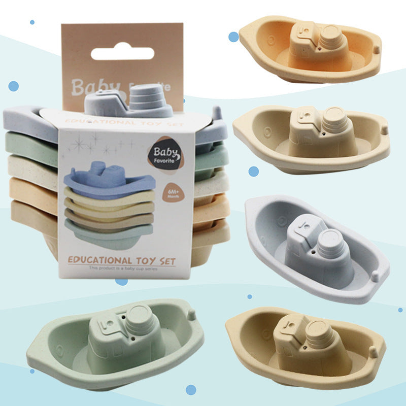 Baby Stacking Boat Bath Toys