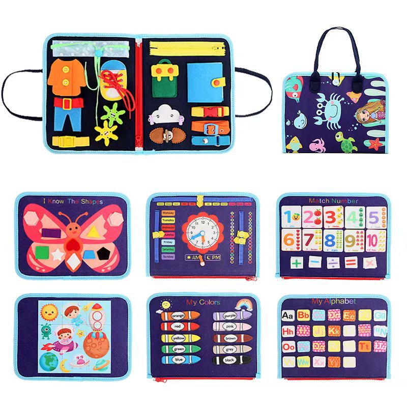 Felt Learning Board for Early Education