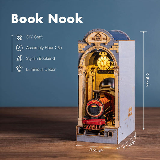 Build a Magical Story World Inside Your Bookshelf With This DIY Book Nook Kit