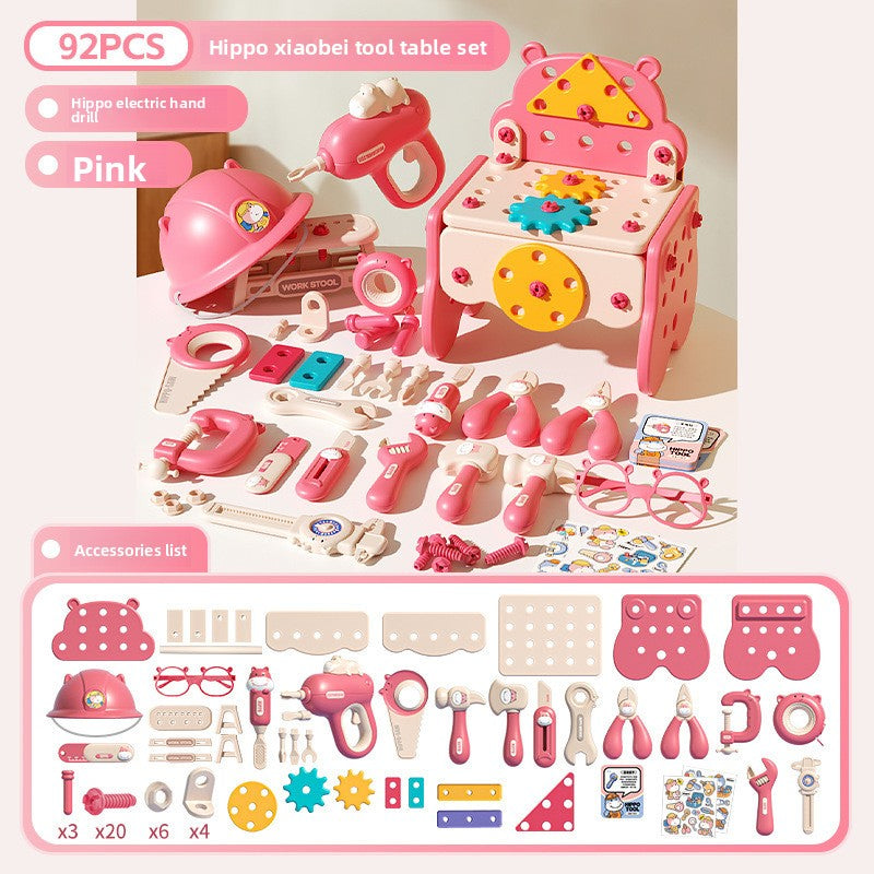 Kids Tool Set with Electric Drill