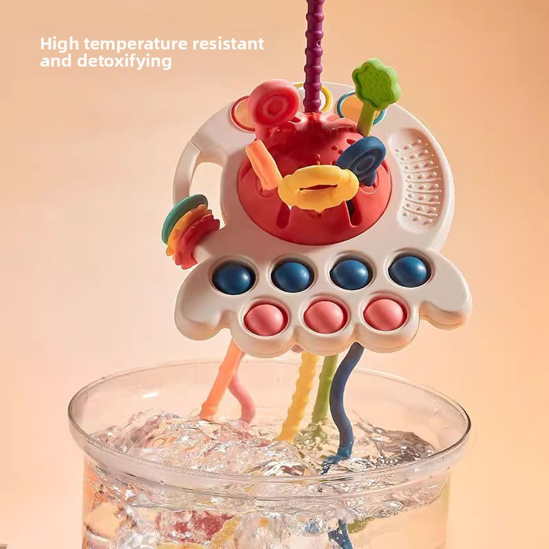 Octopus Pull Toy for Early Learning