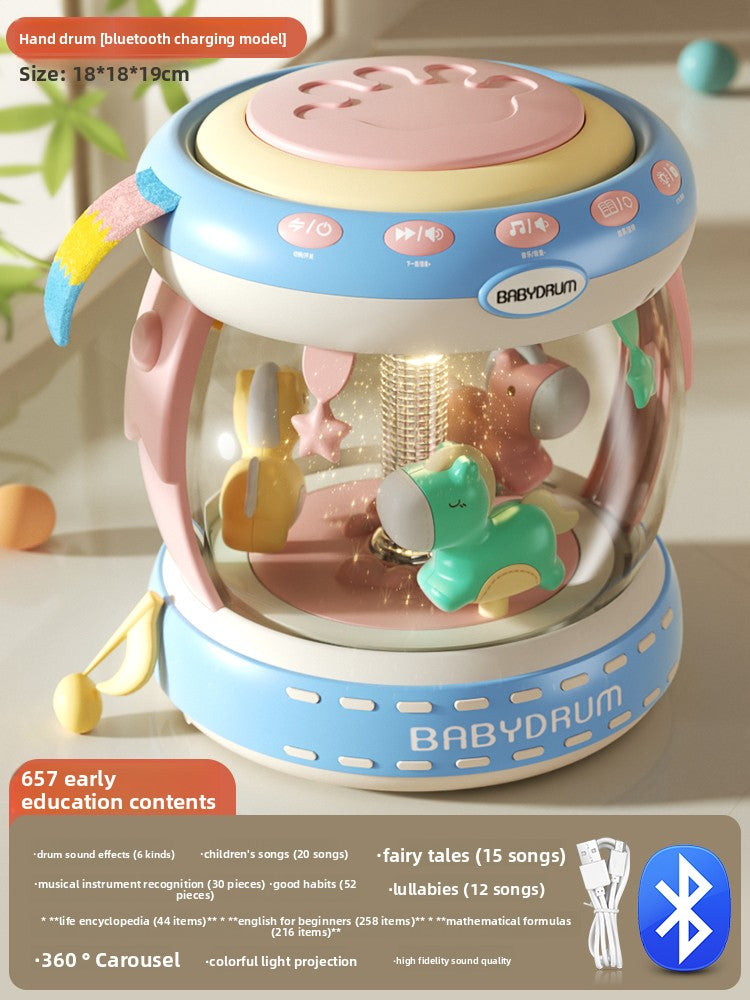 Rechargeable Educational Drum Toy for Babies