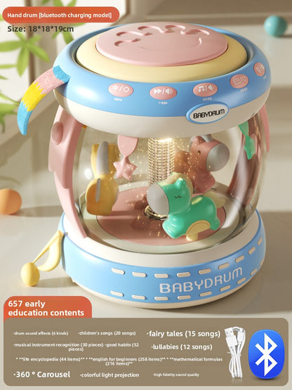 Rechargeable Educational Drum Toy for Babies