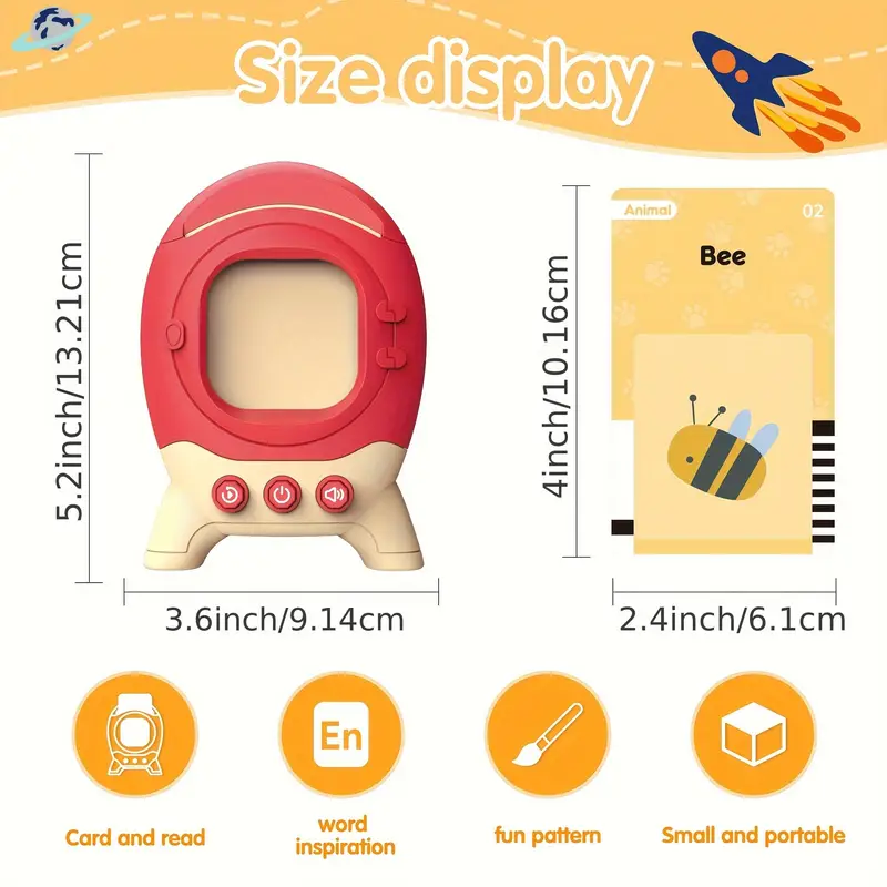 Rocket Talking Flash Cards for Kids