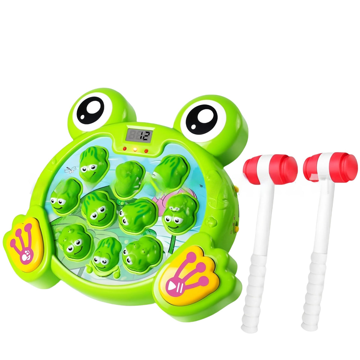 Frog Tap Game for Kids with 2 Hammers Frog Tap Game + 2 Hammers
