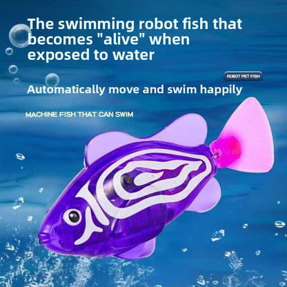 Interactive Light-Up Swimming Fish Toy