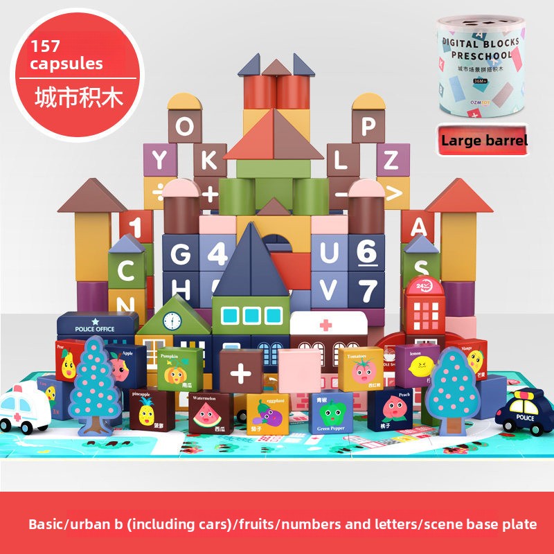 Creative Large Blocks Set 157pcs+48Puz L1