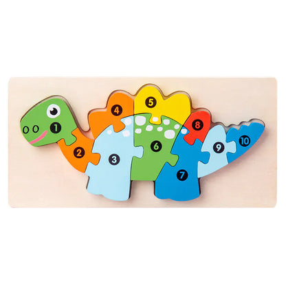 Explore & Learn: Wooden Educational Puzzle Toys for Kids! 🌳🧩
