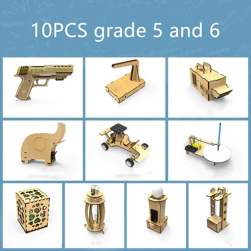Innovate & Explore: STEM Educational Wooden DIY Science Toys for Kids! 🧪🪵