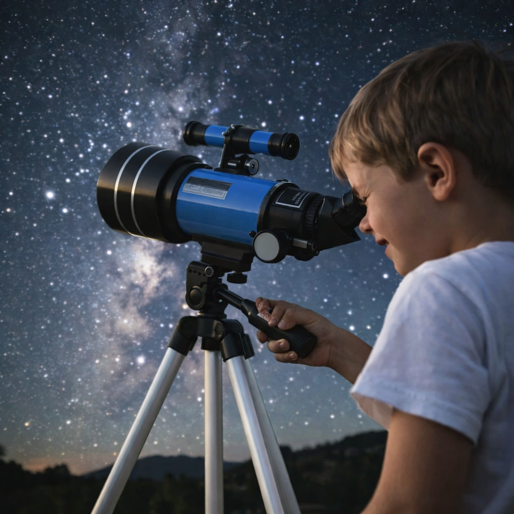 Reach for the Stars: 70mm Professional Refracting Telescope for Beginners!