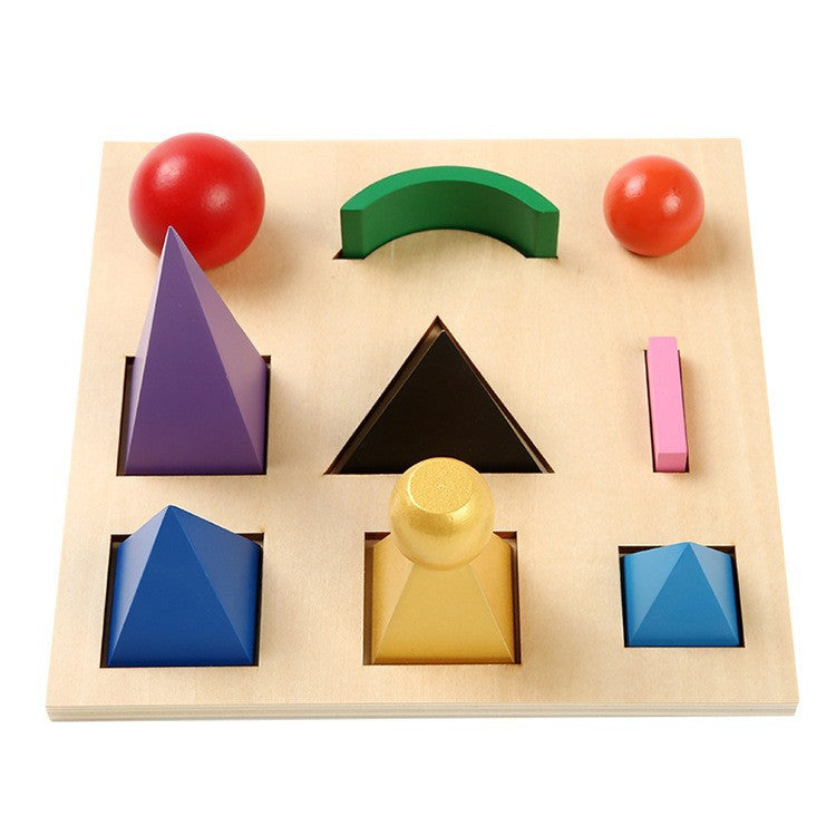 Wooden Montessori 3D Grammar Symbols Set