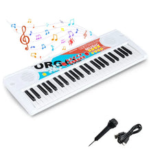 49-Key Kids Electronic Keyboard with Microphone