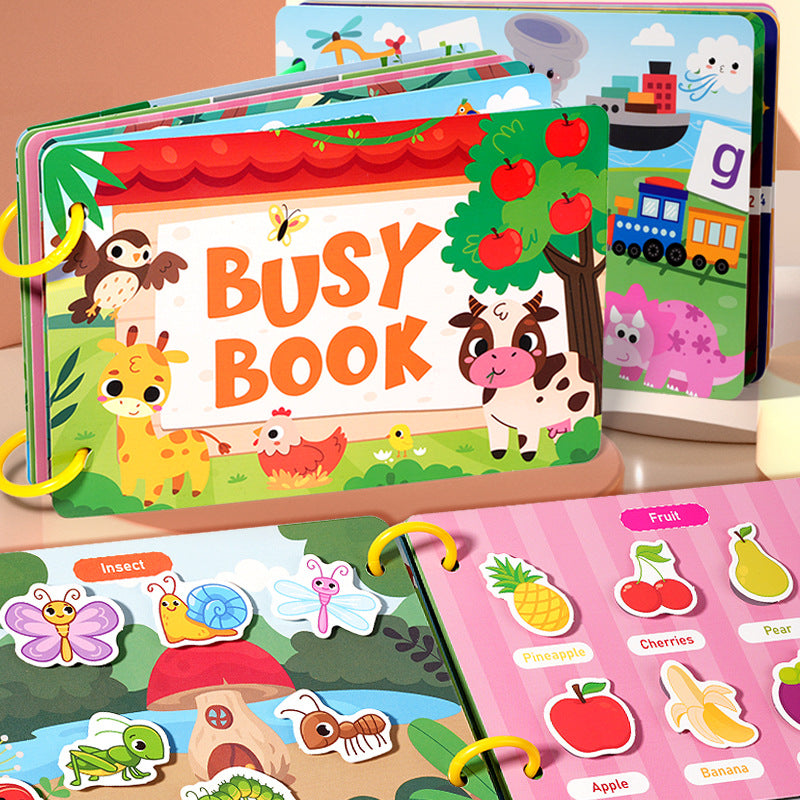 Early Education Busy Book for Cognitive Skills