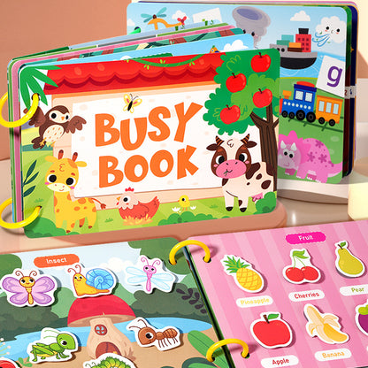 Early Education Busy Book for Cognitive Skills