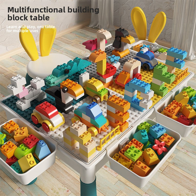 Large Building Block Table for Kids