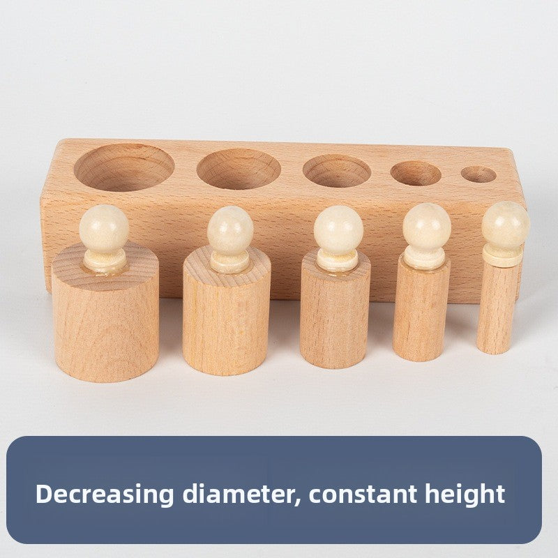 Montessori Sensorial Cylinder Blocks for Kids