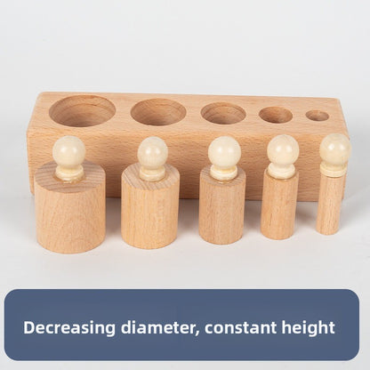 Montessori Sensorial Cylinder Blocks for Kids