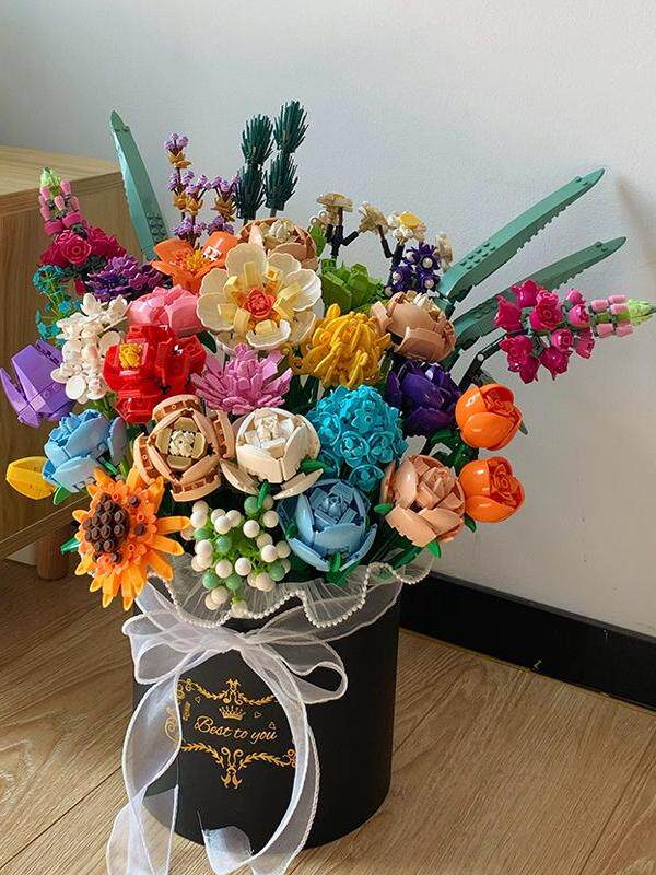 Flower Bouquet Building Block Sets – 29 Designs