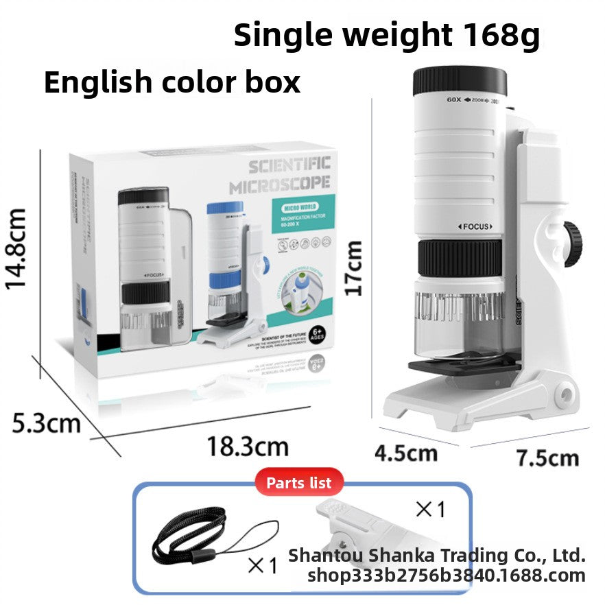 Portable Handheld Microscope for Kids