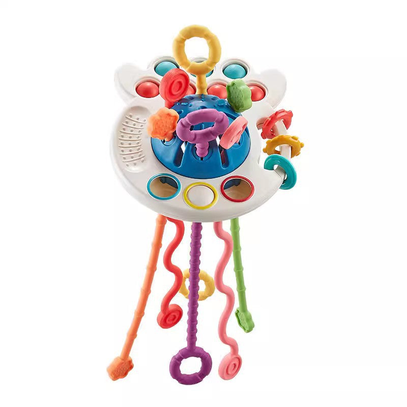 Octopus Pull Toy for Early Learning