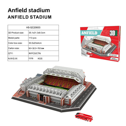 3D Stadium Puzzle Model for Kids