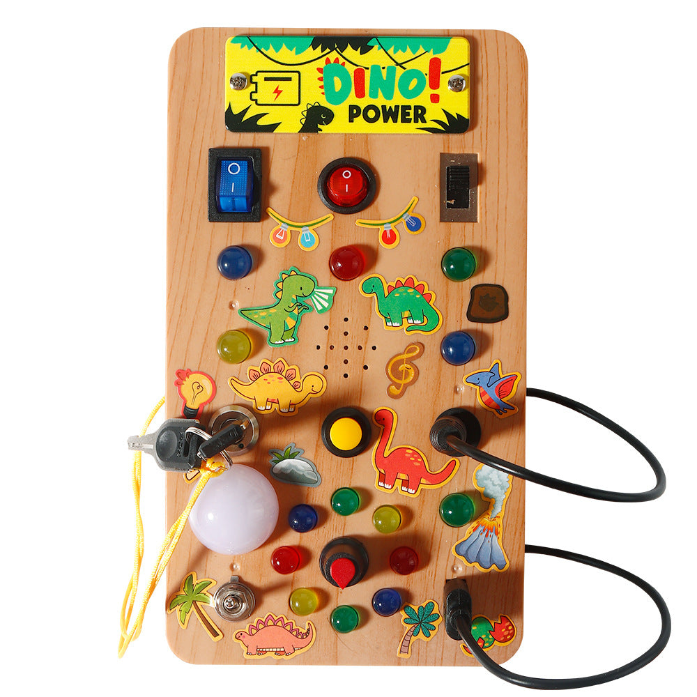 LED Montessori Busy Board for Kids