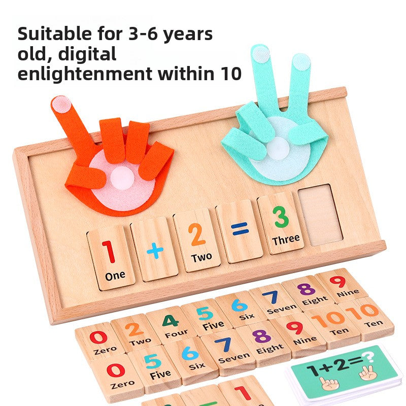 Montessori Finger Math Learning Toys for Kids