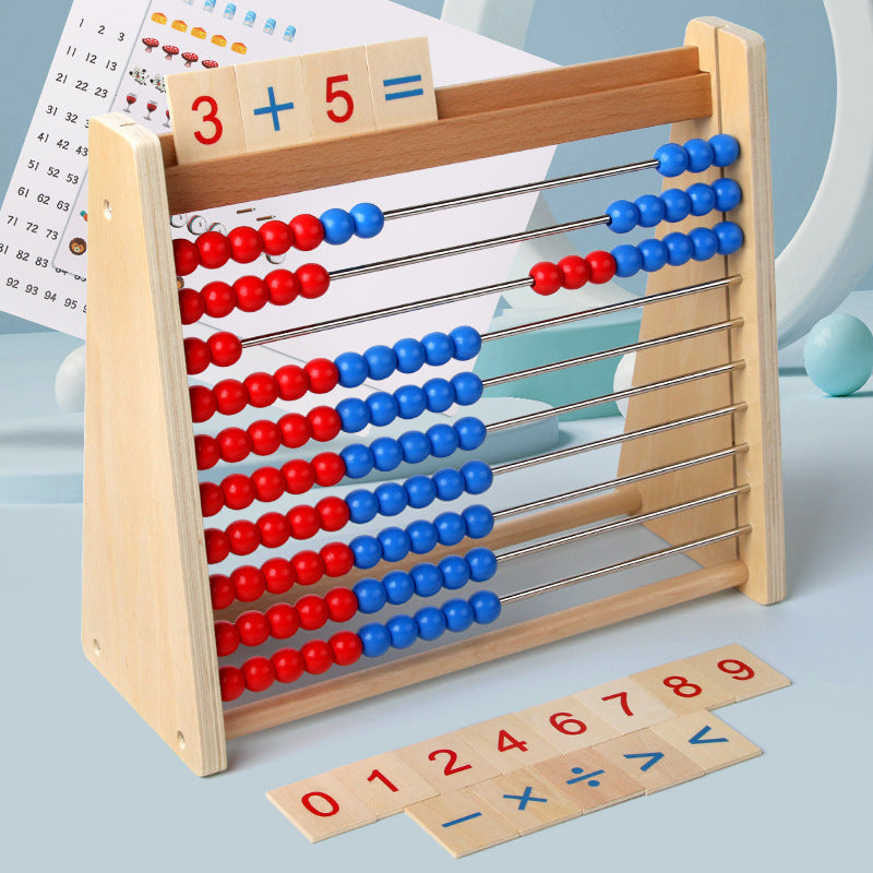 Wooden Abacus Counting Stand – Format Options
