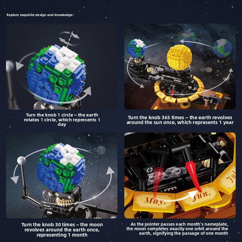 Solar System Gear Building Set – 800+ Pieces