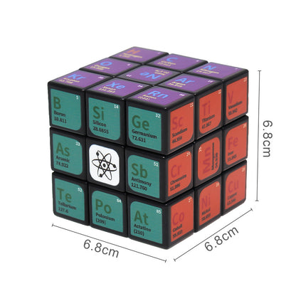 Periodic Table Chemistry Puzzle Cube for Kids