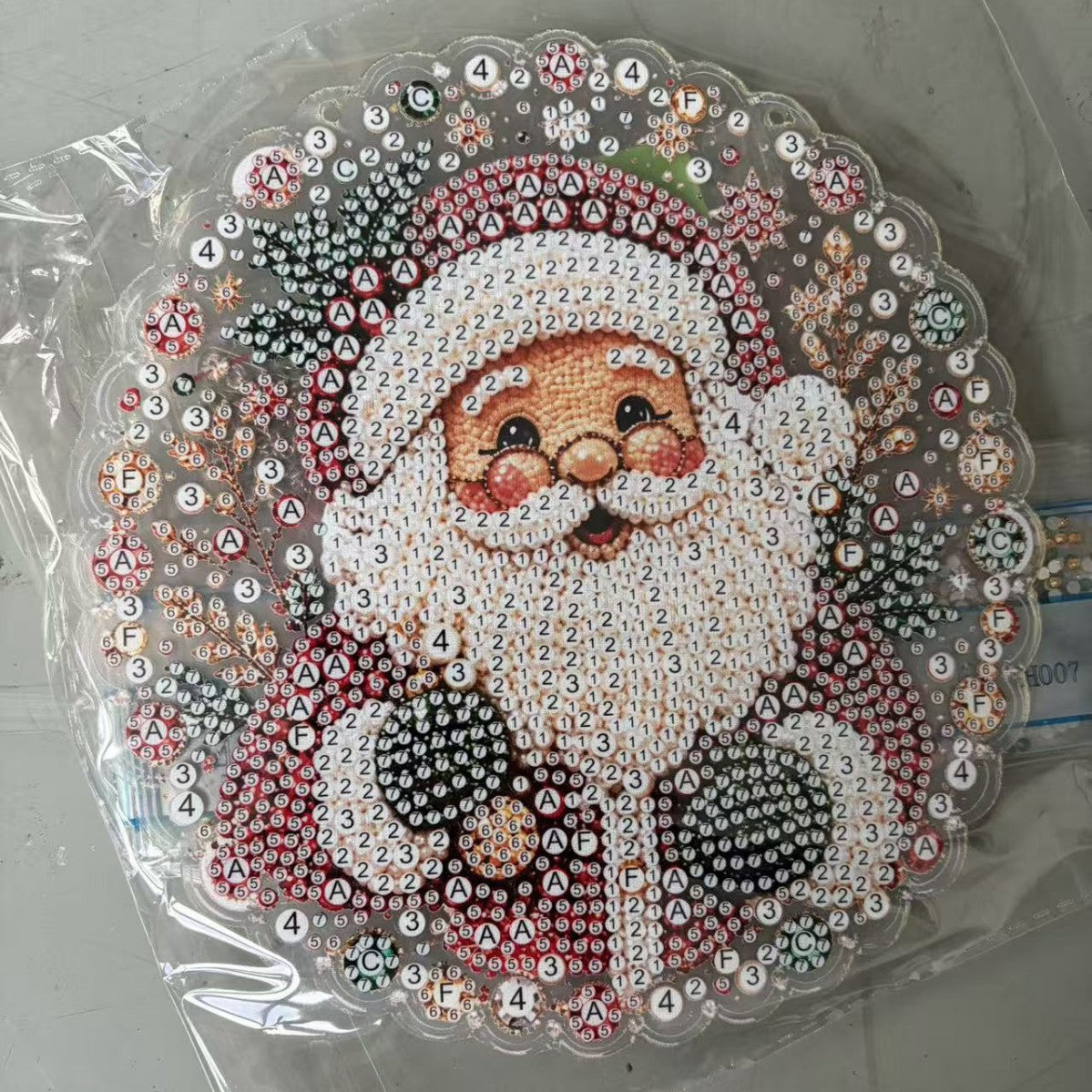 5D Christmas Diamond Painting Kit, 20 × 20 cm
