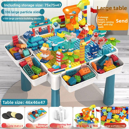 Large Building Block Table for Kids